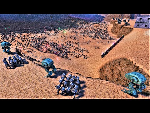 SCI-FI ARMY DEFENDING THE CITY FROM MASSIVE ZOMBIE HORDE - UEBS