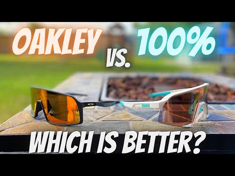 Oakley vs. 100% *PERCENT* BEST FOR THE MONEY? (WHICH ARE THE BETTER CYCLING GLASSES??!) S3 SUTRO