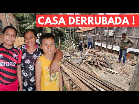 WE KNOCKED DONA ROSIMEIRE AND HER CHILDREN'S HOUSE DOWN + SURPRISE ❤️