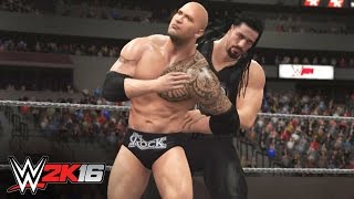 The Rock vs. Roman Reigns: WWE 2K16 Fantasy Showdown