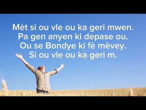 Di yon mo Selman ma va geri, bay yon lod ase ma delivre.Pasteur Huguentz Elisse  nan legliz de V....