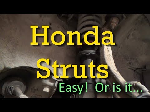 Honda Front Strut Replacement 2000 Civic (1996-2000 Similar)