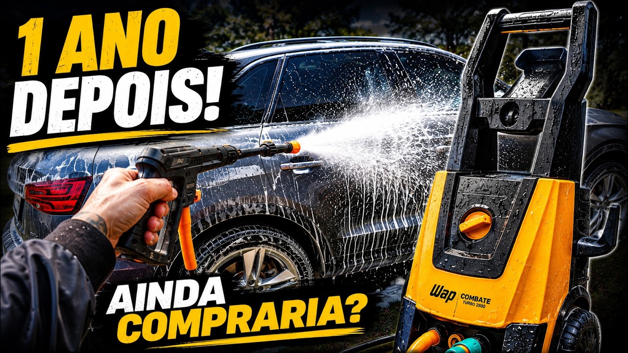 Miniatura da avaliação em vídeo de Lavadora de Alta Pressão WAP COMBATE TURBO 2600