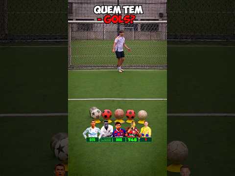 ⚽️❌ QUEM CONSEGUE MENOS GOLS?  #shorts #futcerto #futebol