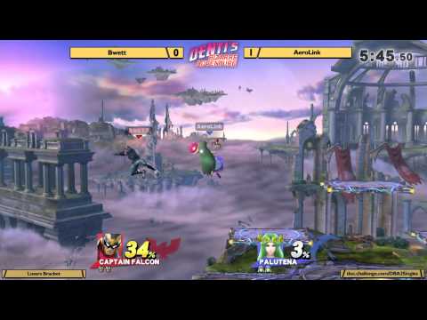 DBA2 Smash Wii U - Bwett (Pikachu, Falcon) vs AeroLink (Palutena) - Losers Bracket