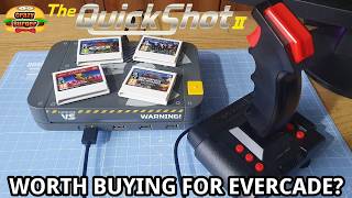 The Quickshot II Joystick Tested On Evercade VS!  Worth Buying?