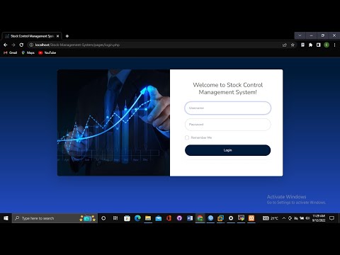 Stock Management System  in  PHP/MYSQL | Free Source code