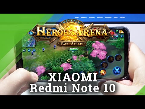 Gameplay of Heroes Arena on XIAOMI Redmi Note 10 - Mobile Gaming Test