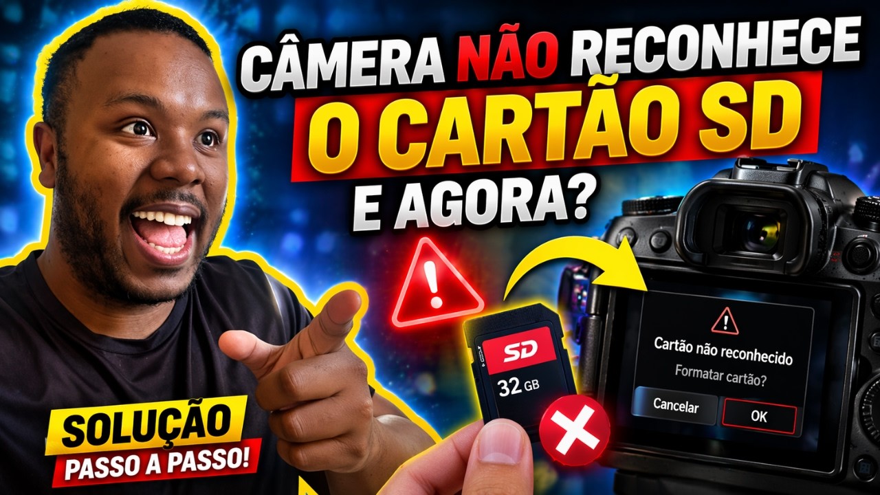 Corrigir Câmera Não Reconhece Cartão SD