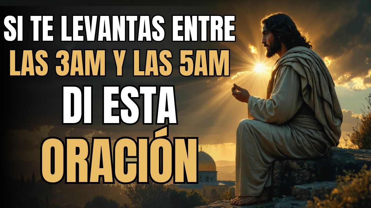 Say this Powerful Prayer if you WAKE UP between 3 and 5 in the Morning