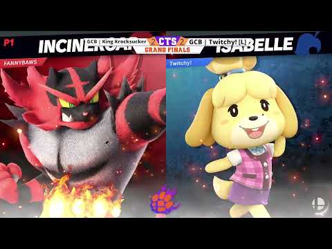 Clocktower Smash 121 - GF - Krocksucker (K. Rool, Incineroar) vs. Twitchy! (Isabelle, Sora) - SSBU