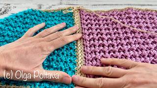 How to Connect Swatch Squares into a Blanket (Crochet Sampler Blanket Video 5)
