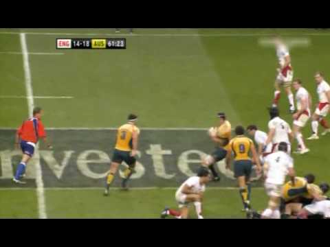 Sterling Mortlock tackle on Riki Flutey