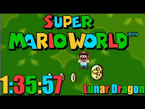 Super Mario World - Lunar Dragon Speedrun in 1:35:57