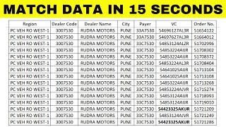 Match Two Sheets/Workbook Data Through Chatgpt in 15 Seconds | Excel Chatgpt | Reconcile Excel Sheet