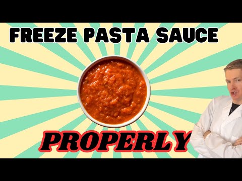 How to Freeze Pasta Sauce Properly & Safely: A Food Safety Guide