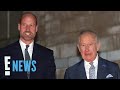 King Charles Prince William Make Rare Joint Public Appearance E News