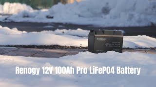 Introducing Renogy 12V 100Ah Pro Lithium Battery.