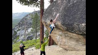 Video thumbnail of Pimp Juice, V9. Lake Tahoe