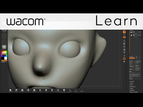 ZBrushCore Video Tutorial Series with Steve James - Part 2 Eyes