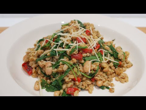 Farro Risotto & White Beans Demo