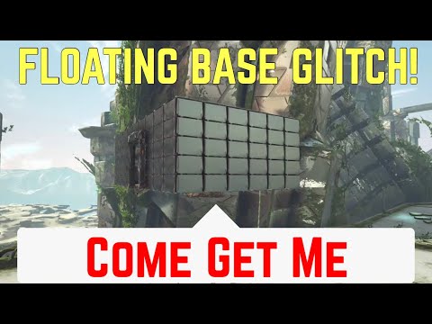 ARK FLOATING BASE GLITCH! HOW TO BUILD FLOATING BASES TUTORIAL!! - Ark Survival Evolved