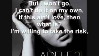 Adele - He Won&#39;t Go ( Lyrics )