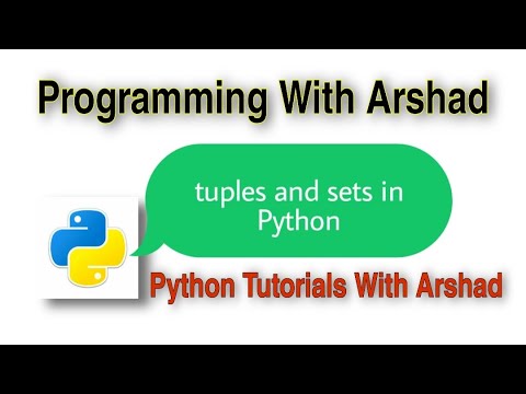 Tuples And Sets In Python Python Tutorials With Arshad7