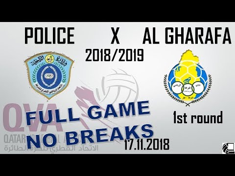 Police X Al Gharafa 3:0 - Qatar Volleyball League 18/19 - (17.11.2018) NO BREAKS, BACK VIEW