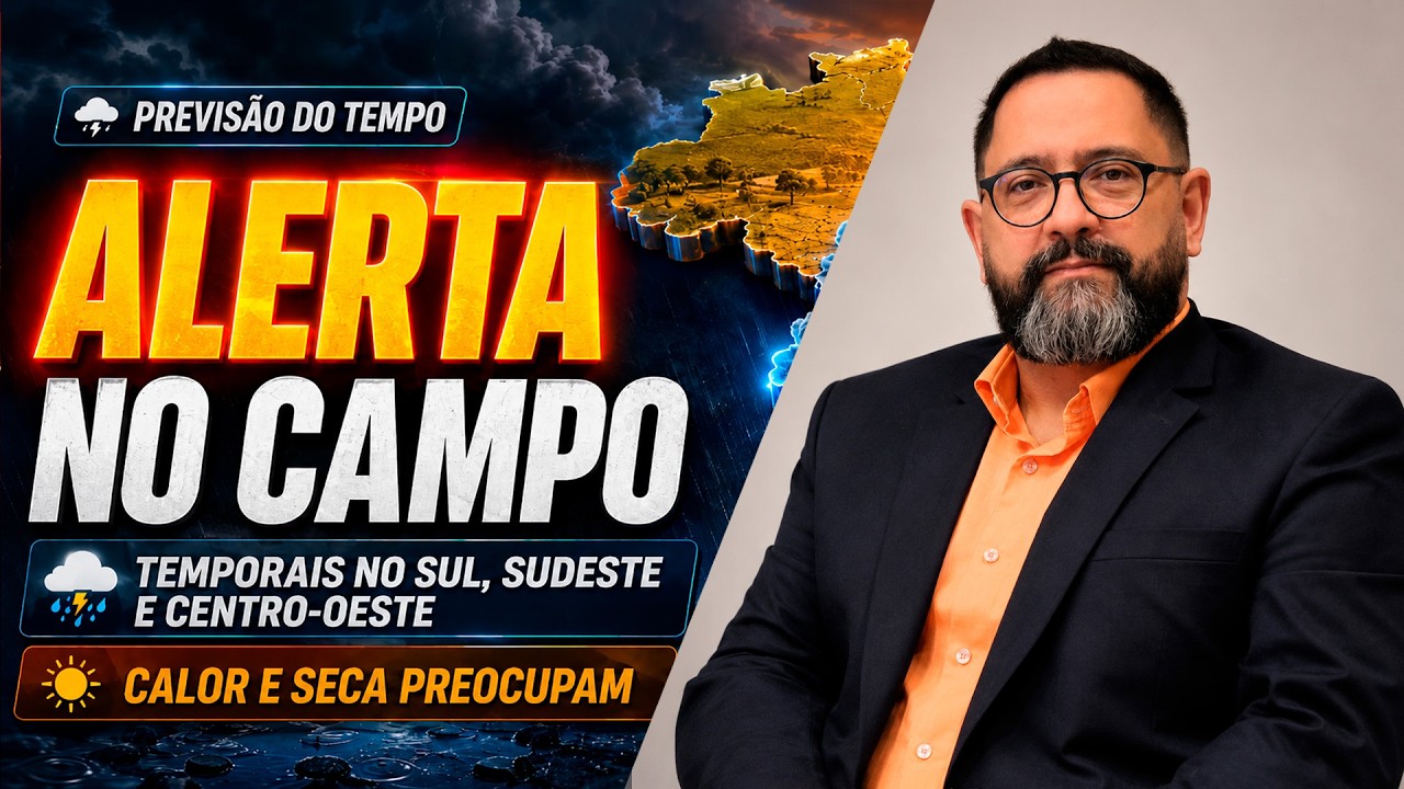 Chuva chegando, e pra ficar! Chuvas sazonais chegam antes do vazio sanitario favorecendo o plantio