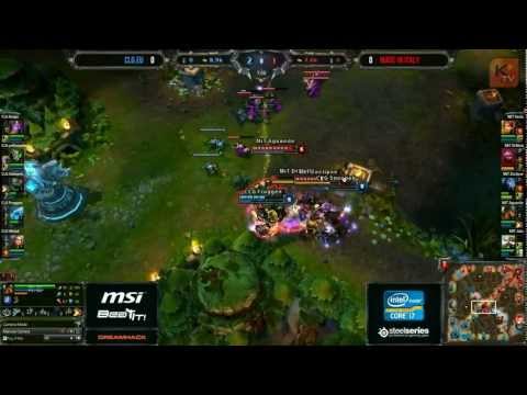 [LOL] CLG.EU vs Made in Italy - DreamHack Summer 2012