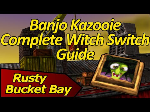 Getting the Witch Switch Jiggy in Rusty Bucket Bay - Banjo Kazooie Witch Switch Guide