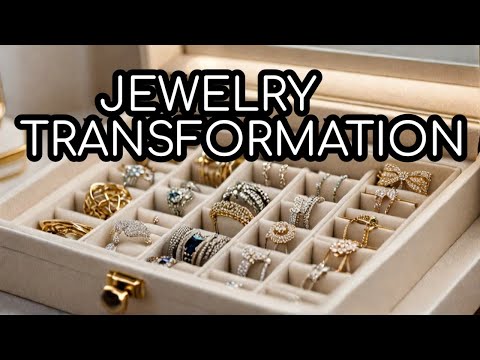 Jewelry Case Chaos to Calm in Just 5 Minutes!🥰