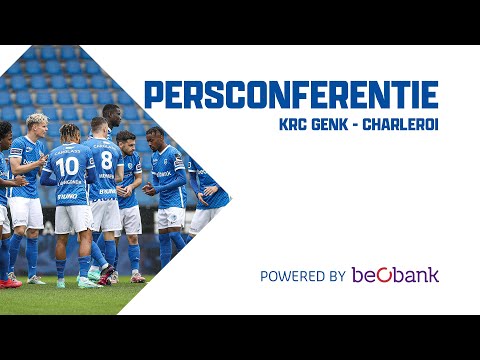 Persconferentie KRC Genk - Charleroi // 16-12-2021