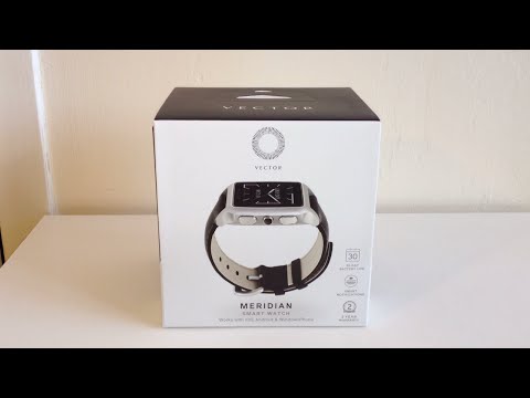 Vector Contemporary Meridian Standard fit Smartwatch Unboxing