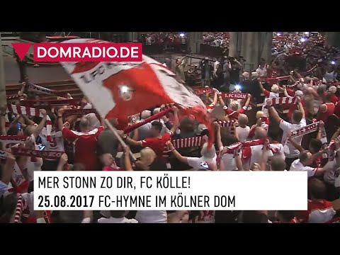 Fans singen FC-Hymne in Andacht im Kölner Dom