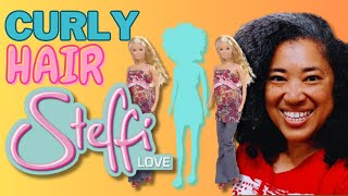 Unboxing curly hair Steffi Love Doll