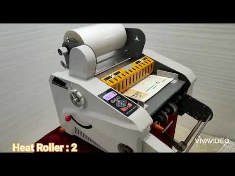 Jindal f-350a roll to roll lamination machine, paper size: 1...