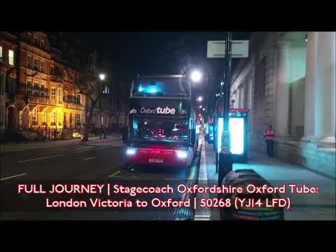 FULL JOURNEY | Stagecoach Oxfordshire Oxford Tube: London to Oxford 50268 (YJ14 LFD)