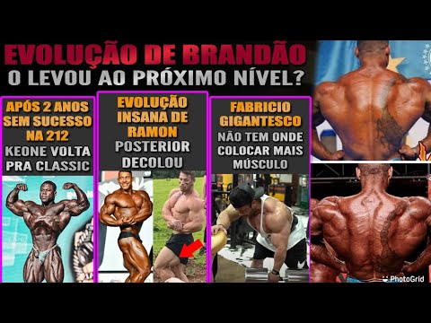 Grande evolução dos dorsais de Brandão em um ano + Keone se arrependeu? + Evolução de Ramon Dino