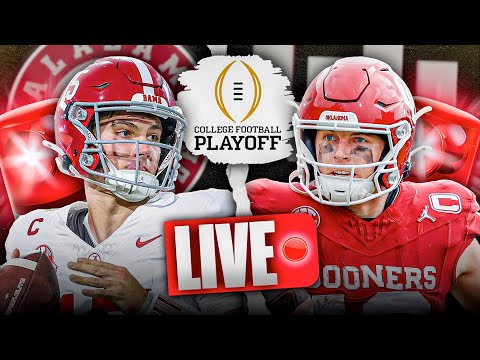 Alabama vs Oklahoma LIVE | College Football Playoff SHOWDOWN | Pregame Show Preview & Predictions ✅