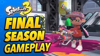 Splatoon 3 - FINAL Season Gameplay (Lemuria Hub stage & Weapons!)