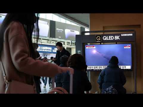 North Korea launches long range missile as Japan-South Korea talks approach