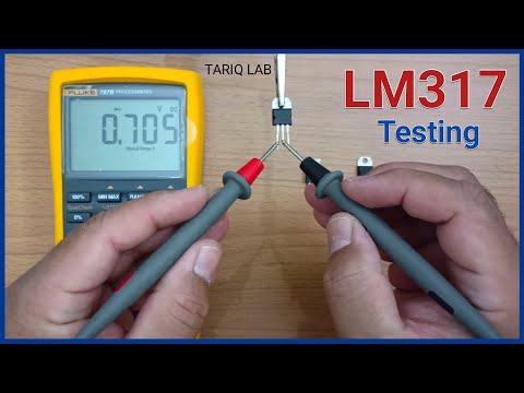 How to test LM317 with multimeter