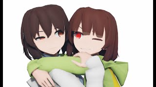 【UNDERTALE-MMD】Karma＋α【Frisk & Chara】
