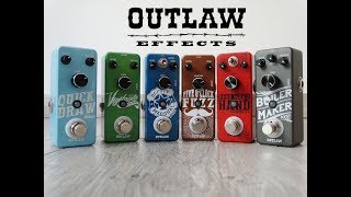 Video thumbnail for Outlaw Effects - Drive pedals QUICK DEMO by Pedals Fusion