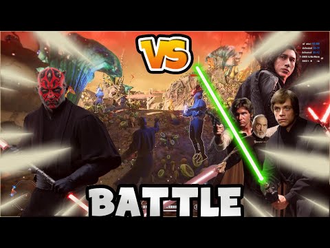Darth Maul VS All Jedi Army & All Sith Army - Star Wars Battlefront 2 Funny Things