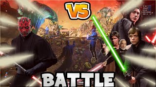Darth Maul VS All Jedi Army and All Sith Army Star Wars Battlefront 2 Funny Things