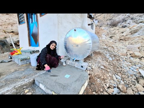 Narges' professional plumbing and a unique change in the yard