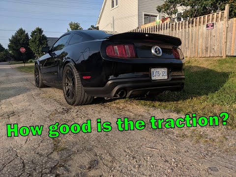 Cammed Whipple GT500 345/30R20 traction test